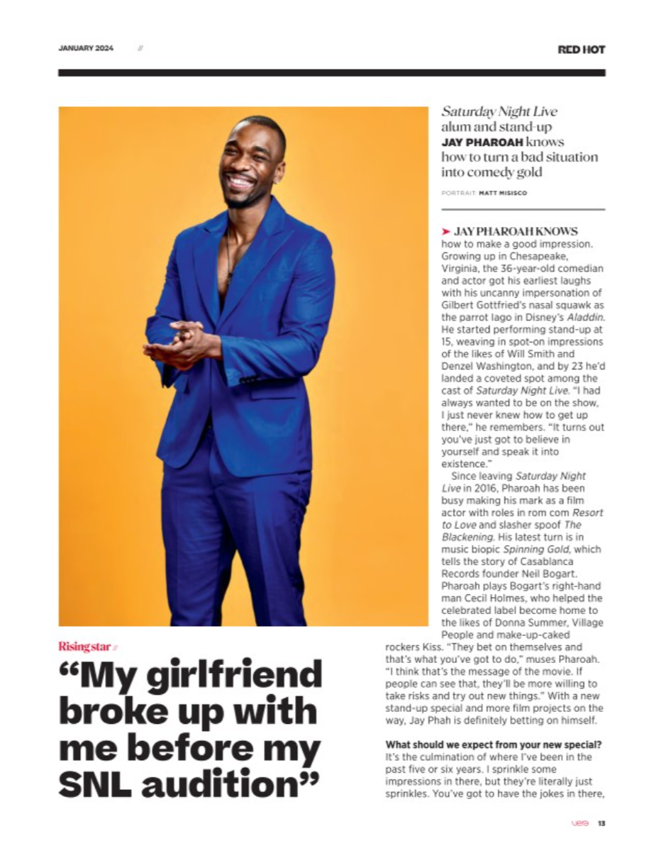 Jay Pharoah: “My girlfriend broke up with me before my SNL
audition”